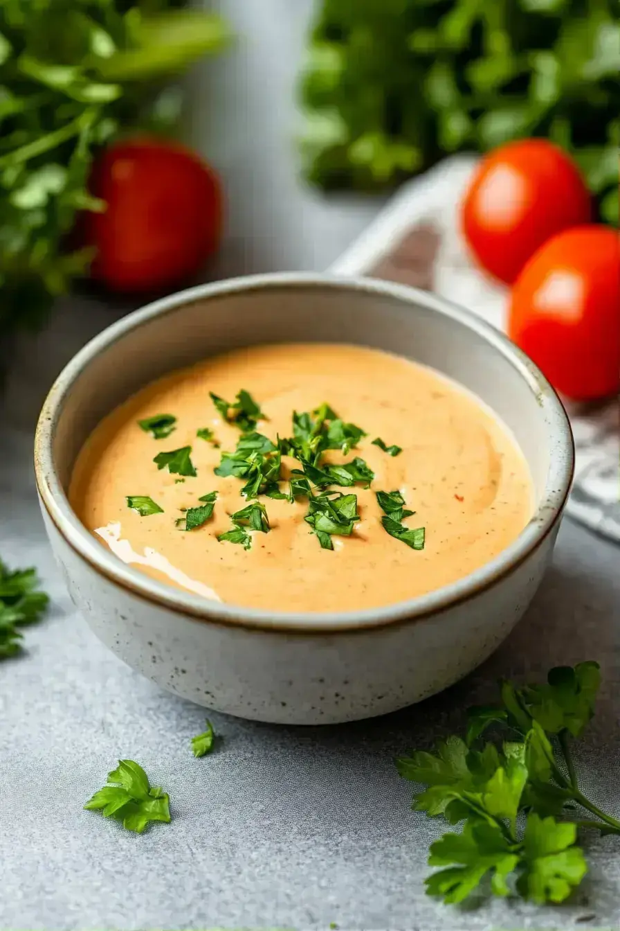 Serving homemade Big Mac Sauce on a juicy burger with crisp lettuce