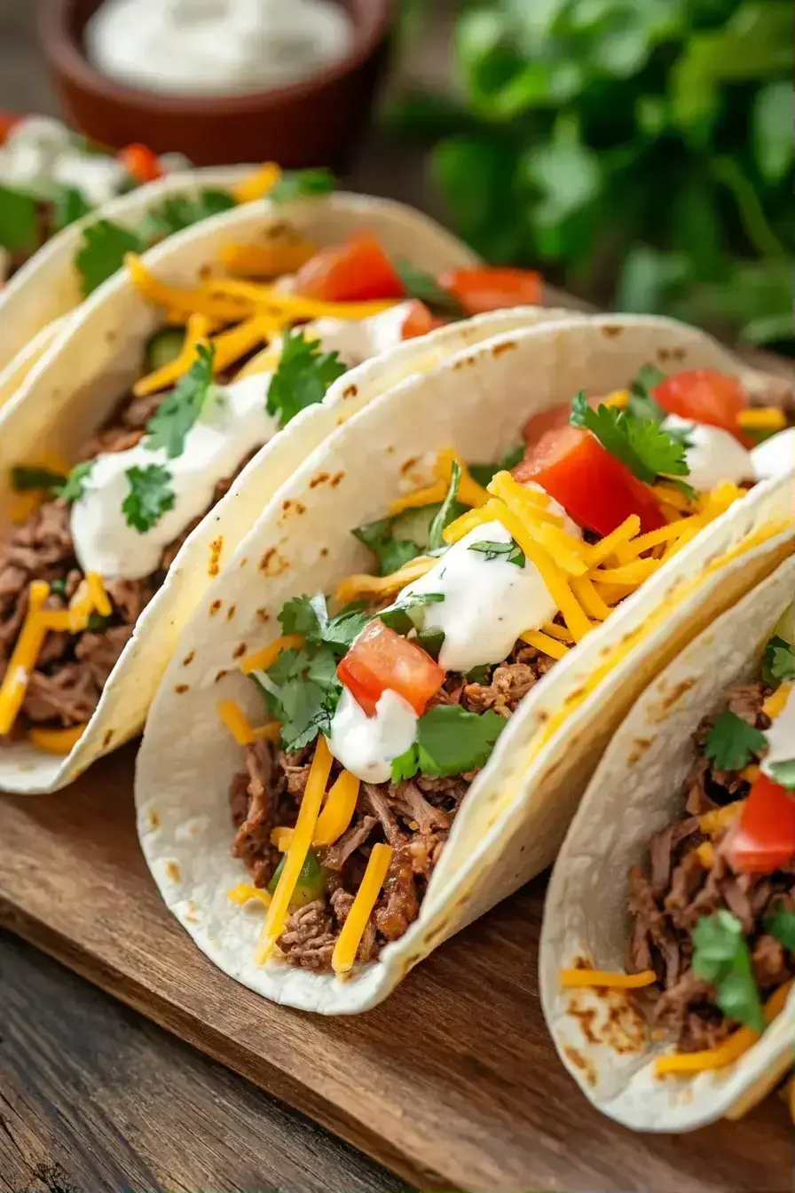 Big Mac Tacos served on a festive platter with colorful sides for a family gathering