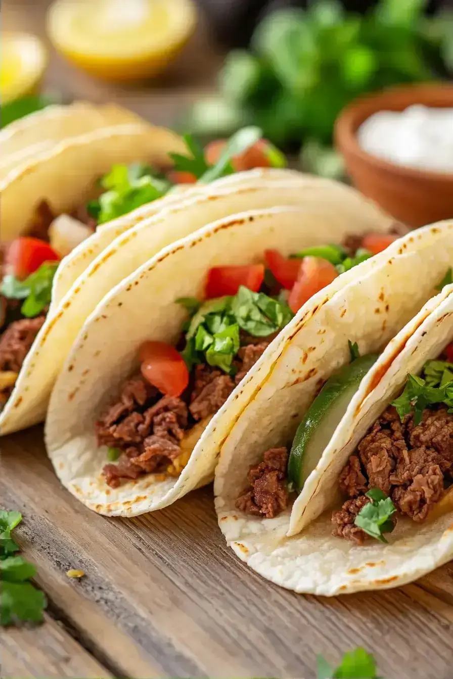 Fresh Big Mac Tacos With Crisp Lettuce