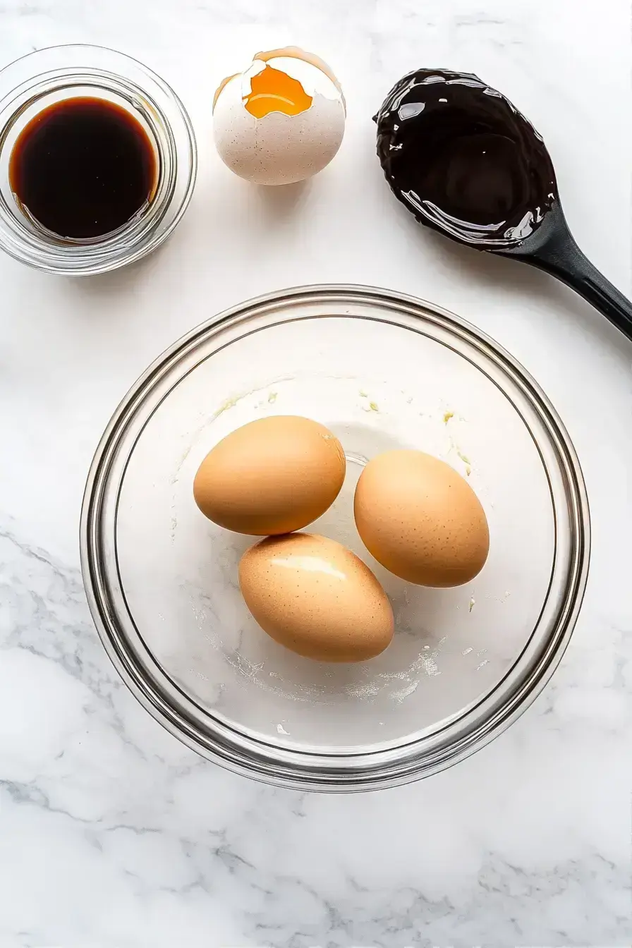 Black Velvet Cupcakes batter being mixed to combine wet and dry
