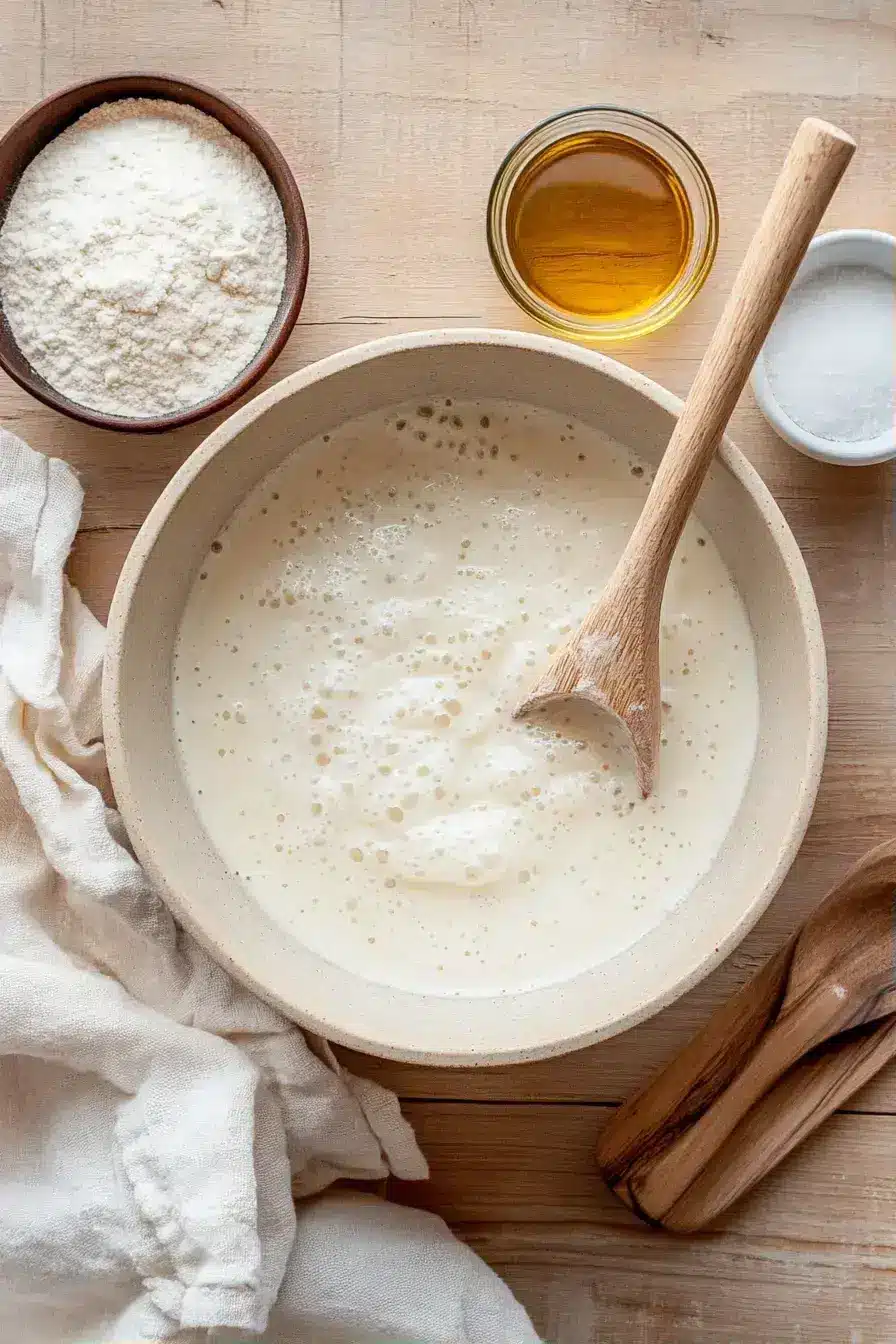 Charcoal Pizza dough being kneaded on a floured surface