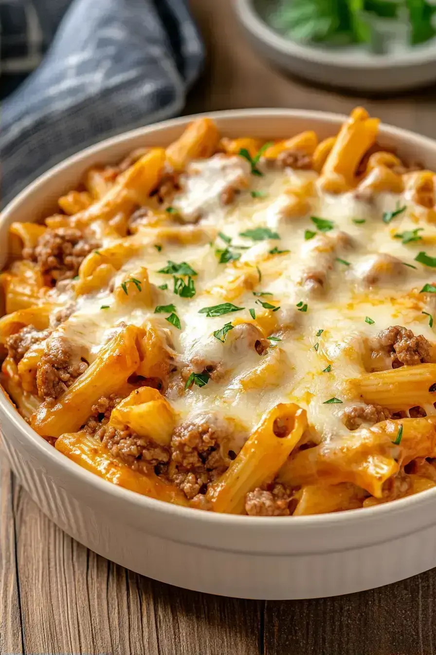 Savory Cheeseburger Pasta