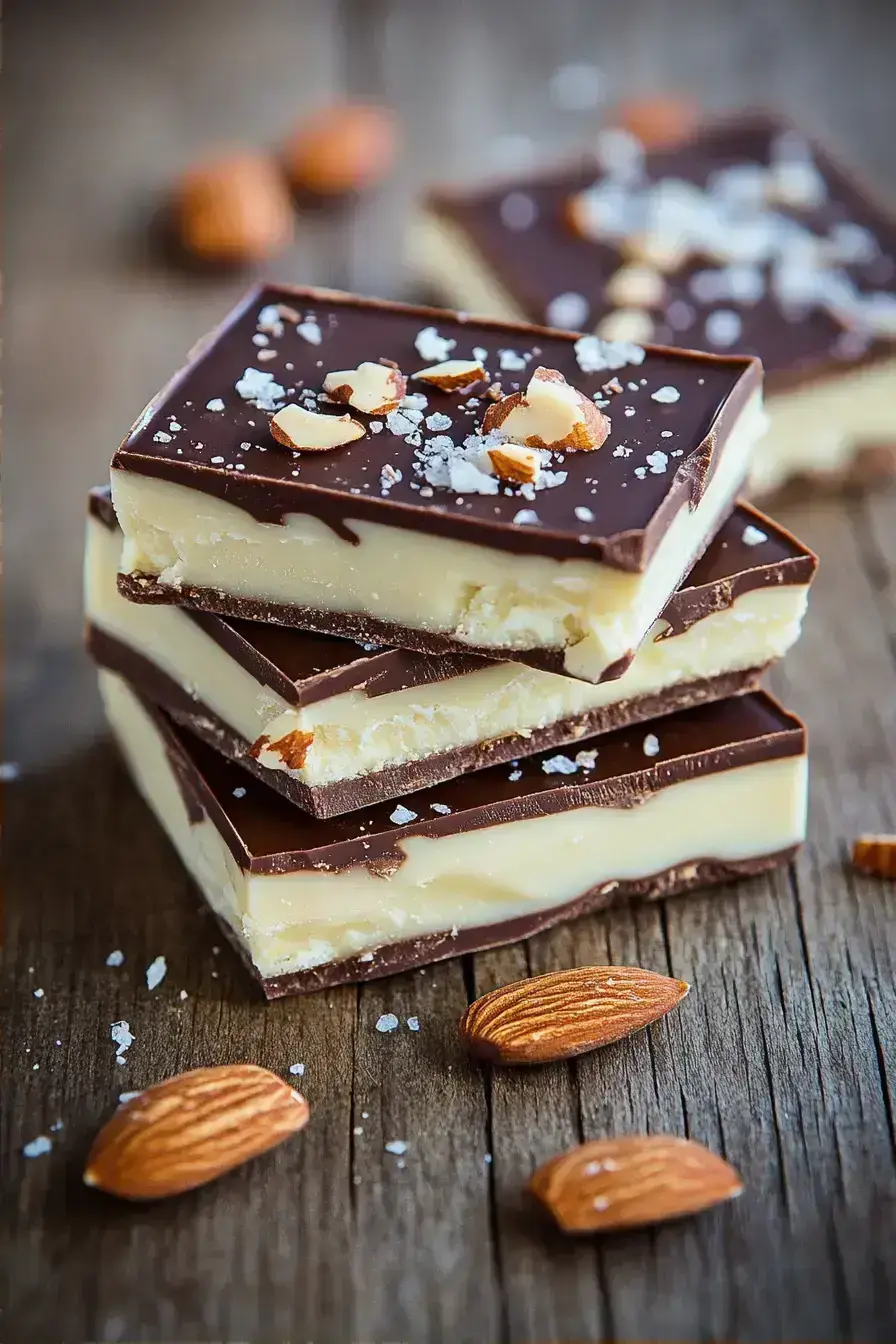 Finished Date Bark broken into rustic pieces on a marble slab