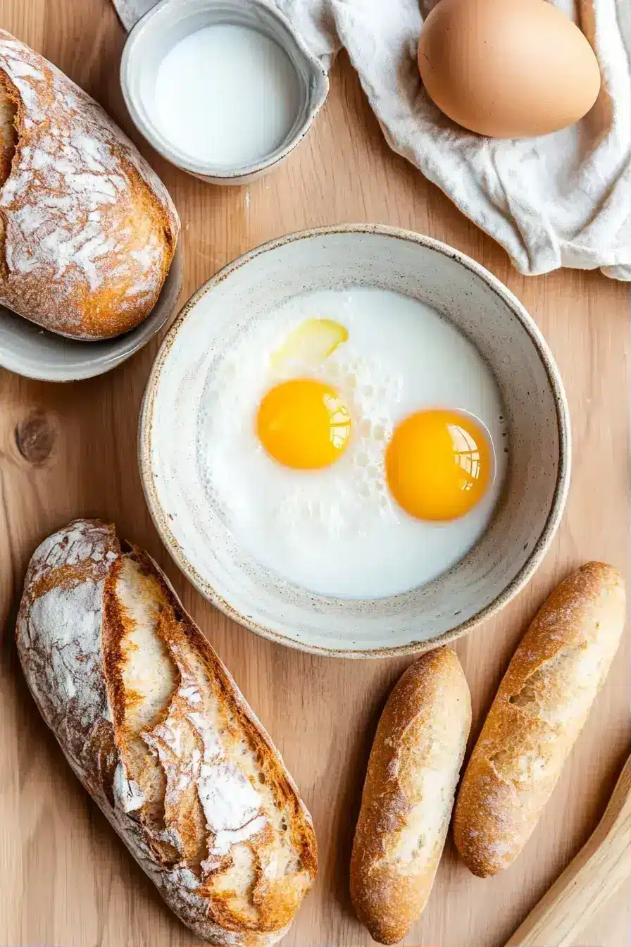 Rolling up cream cheese filled bread for French Toast Roll-Ups
