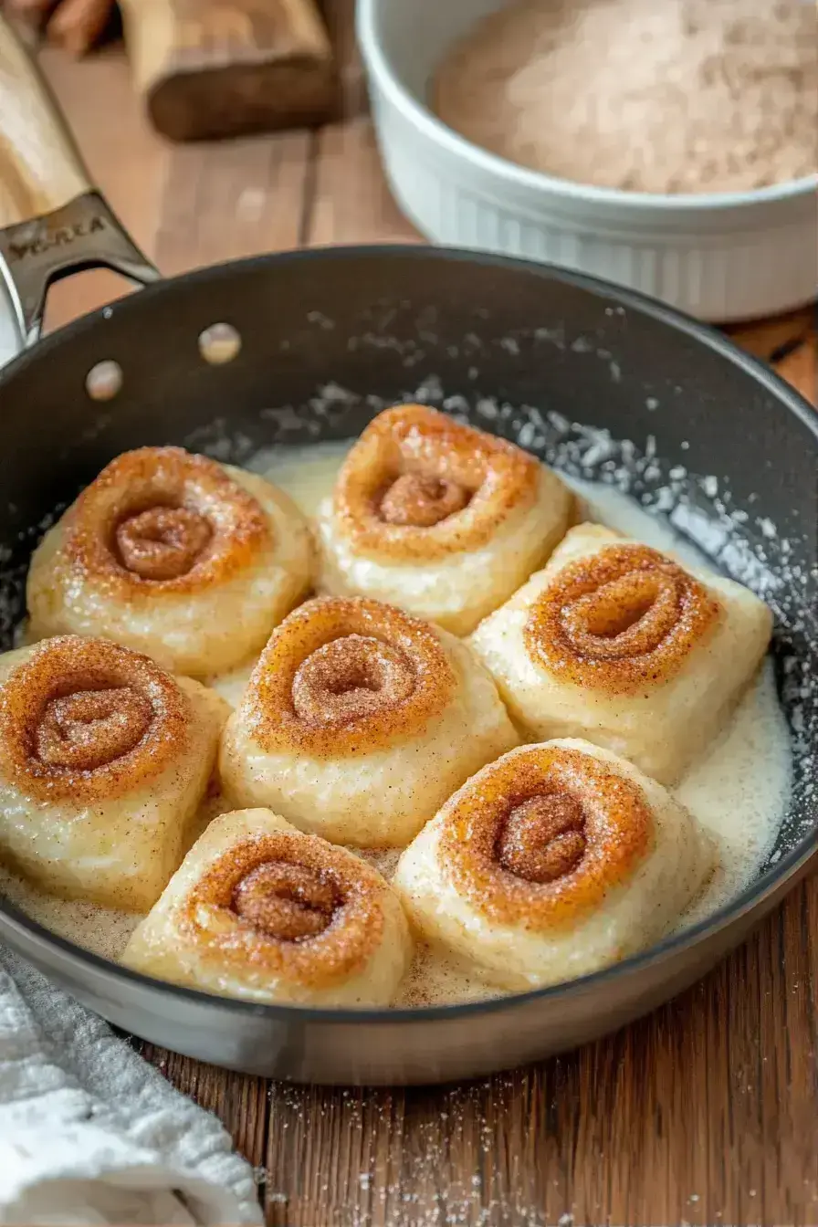 Finished French Toast Roll-Ups with powdered sugar dusting