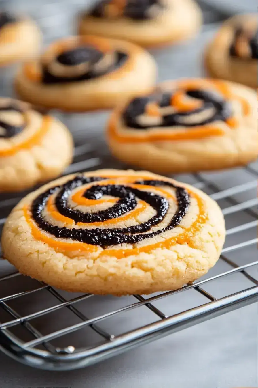 Halloween Cookies served on a festive platter
