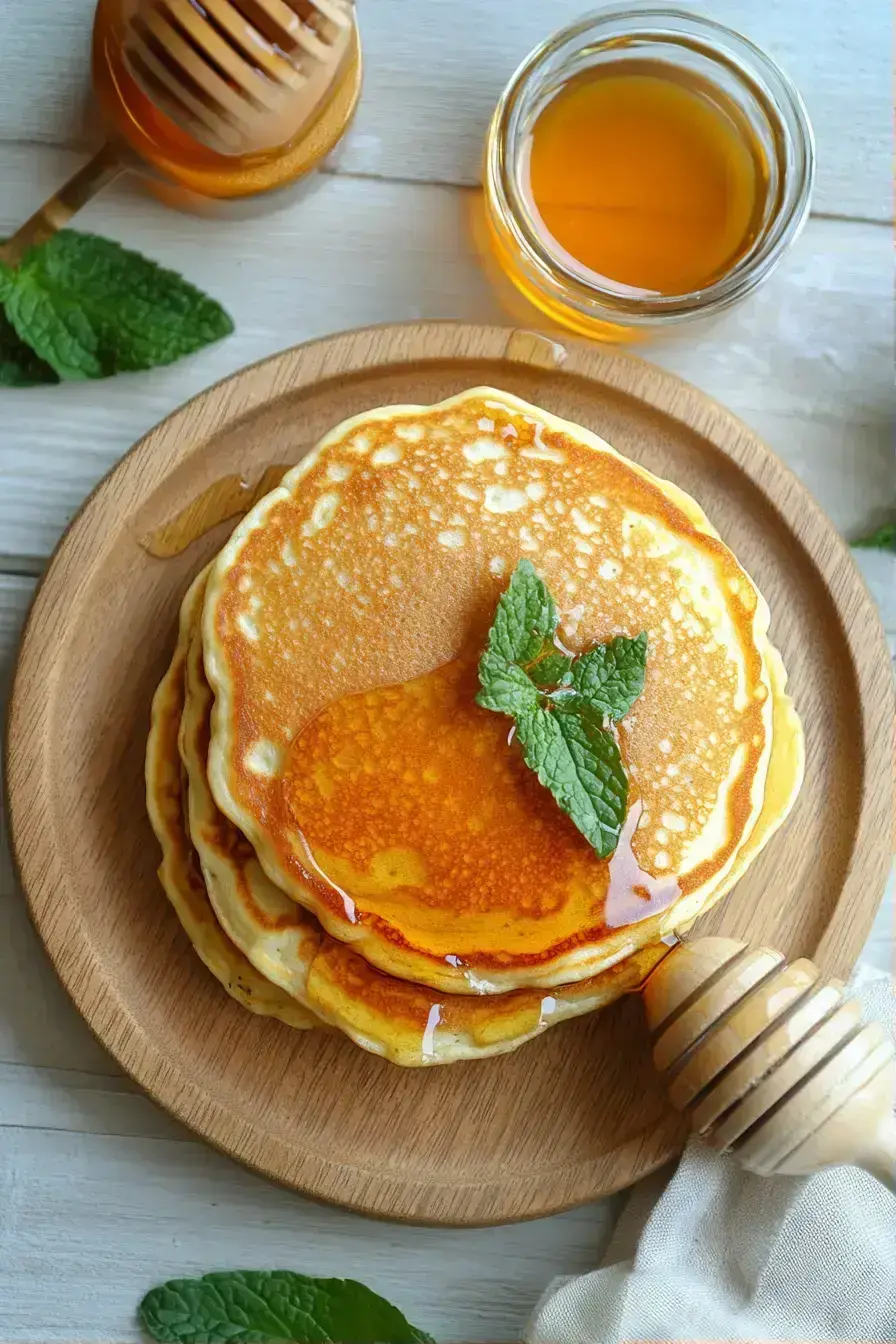 Honey trick recipe served with a cozy brunch spread including coffee and fresh fruit