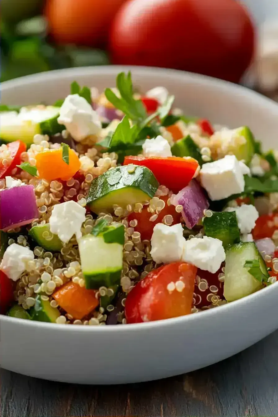 Savory Mediterranean Quinoa Salad