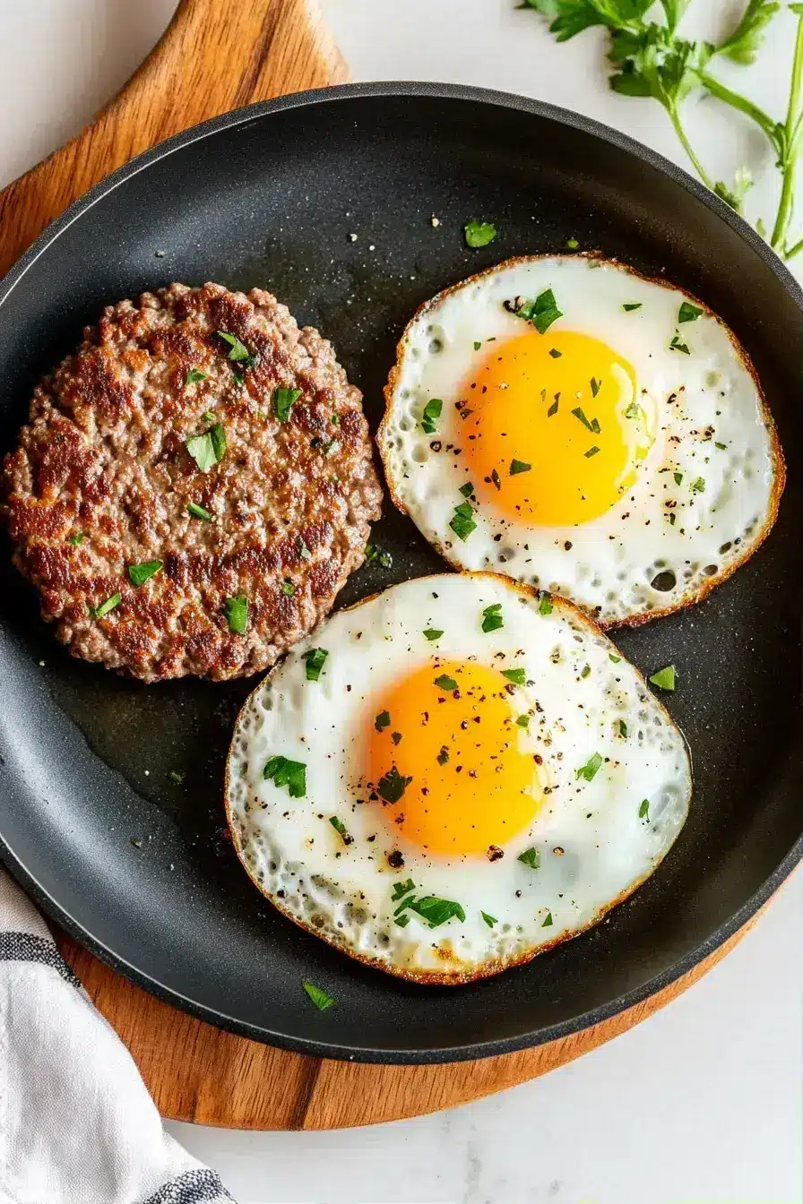 Toasting slider buns for assembling Mini Egg Burgers