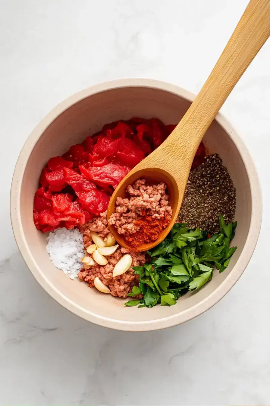 Hands shaping thick ground beef patties for grilling