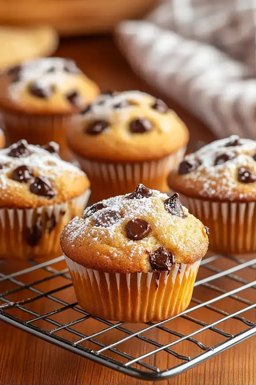 A festive platter of Mummy Muffins served at a Halloween party with seasonal decorations