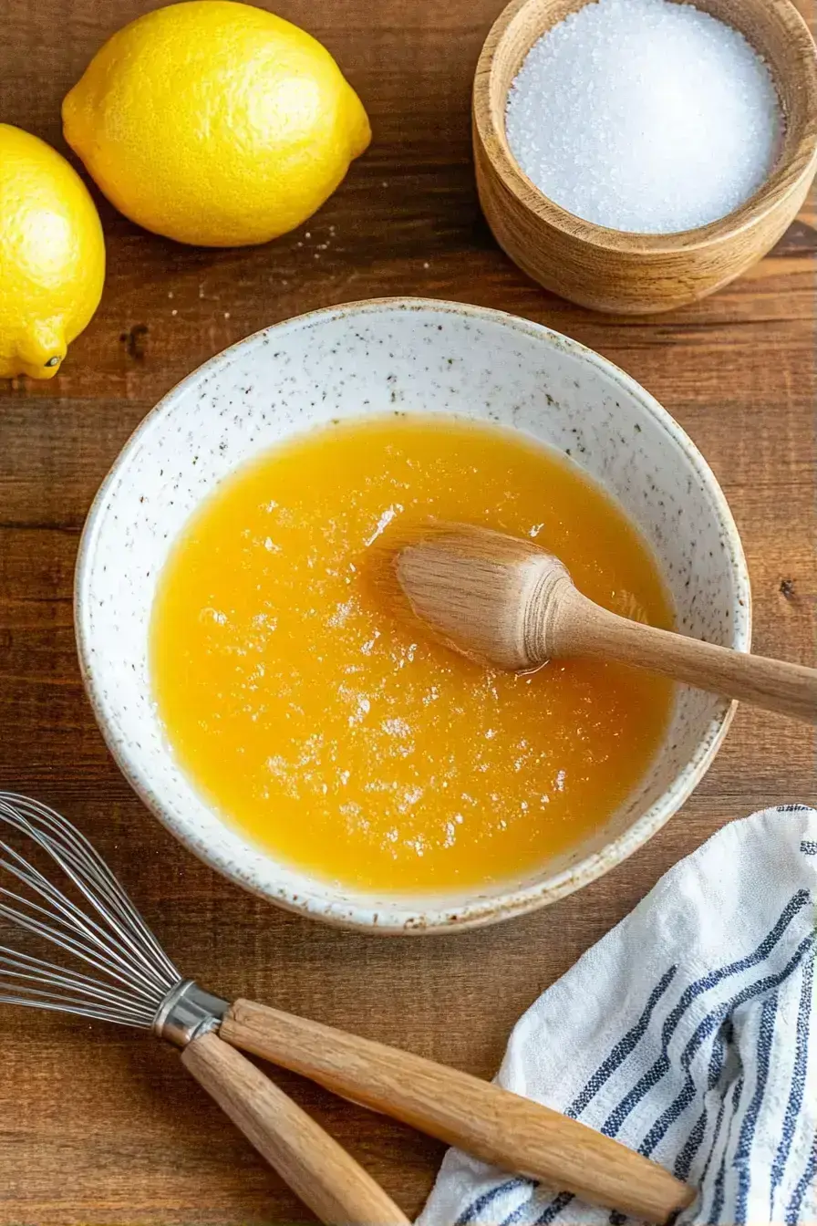 Chilled peach nectar ready to serve