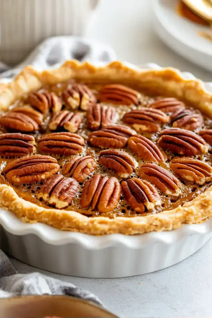 Hearty Pecan Pie With Rich Filling