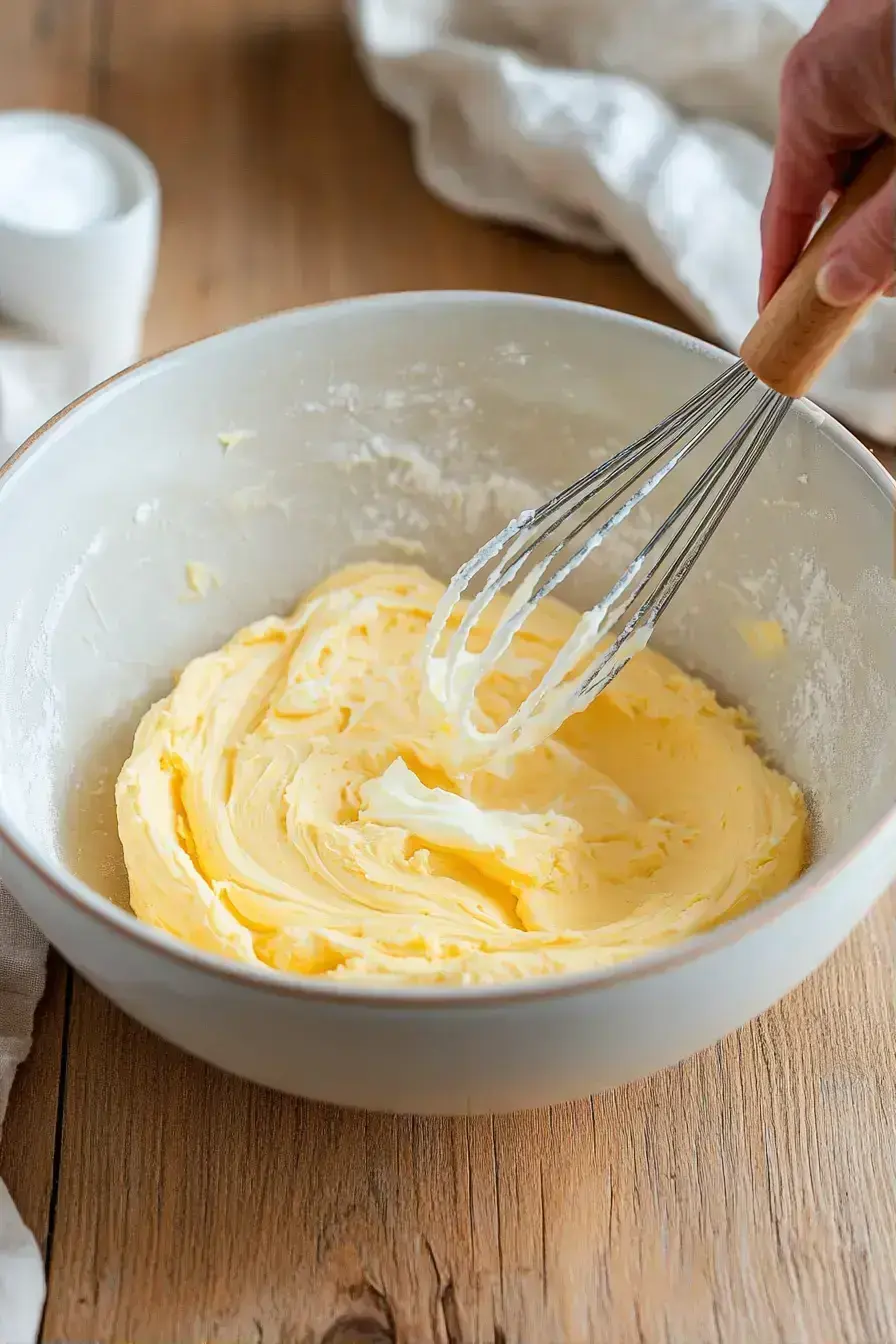 Adding pumpkin puree to cupcake batter