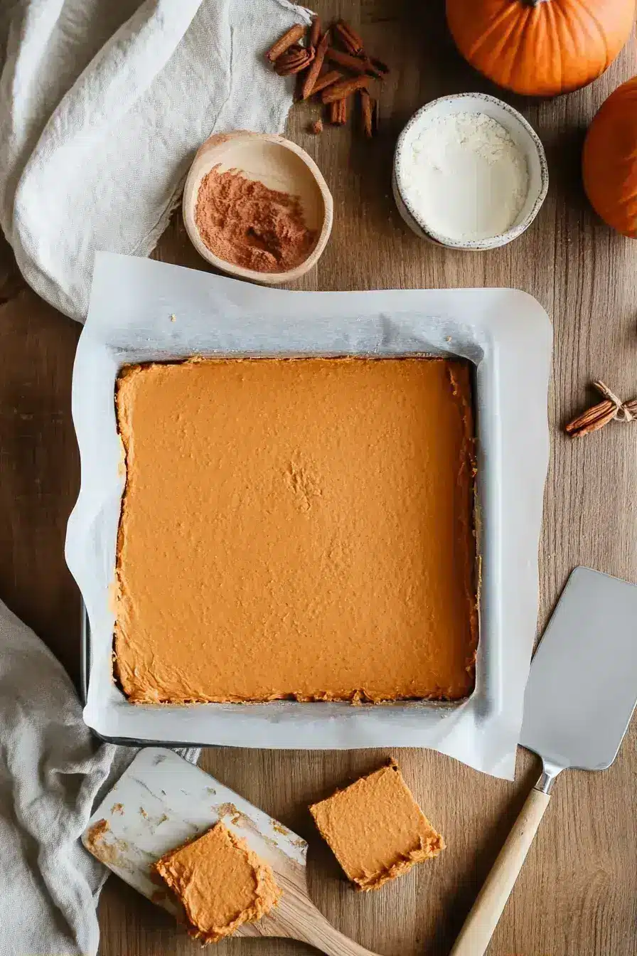 Pumpkin Protein Bars served with coffee and fruit