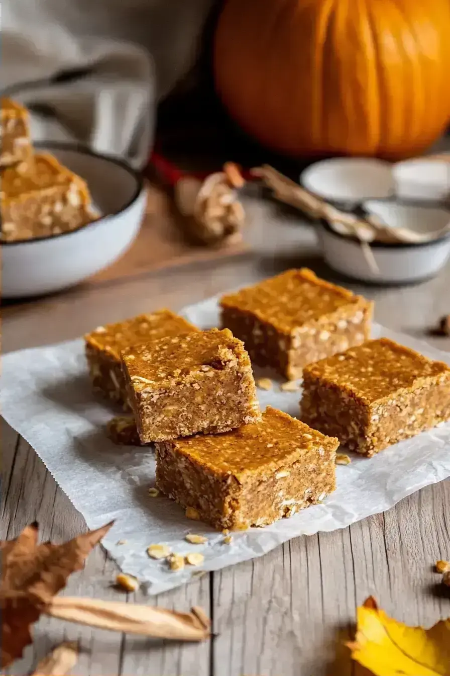 Pumpkin Protein Bars