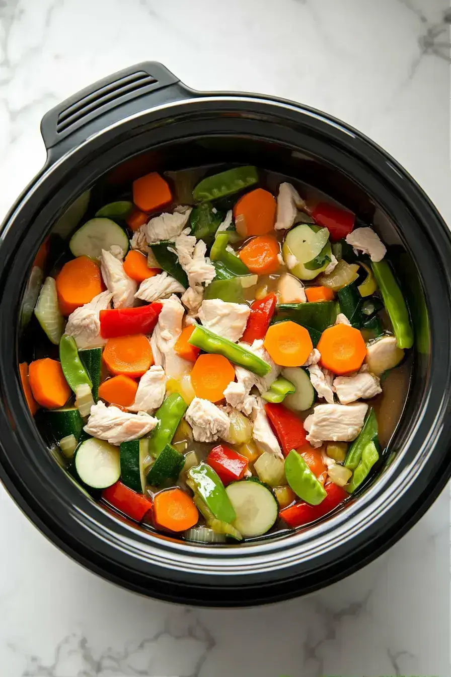 Finished Slow Cooker Recipes ready to serve