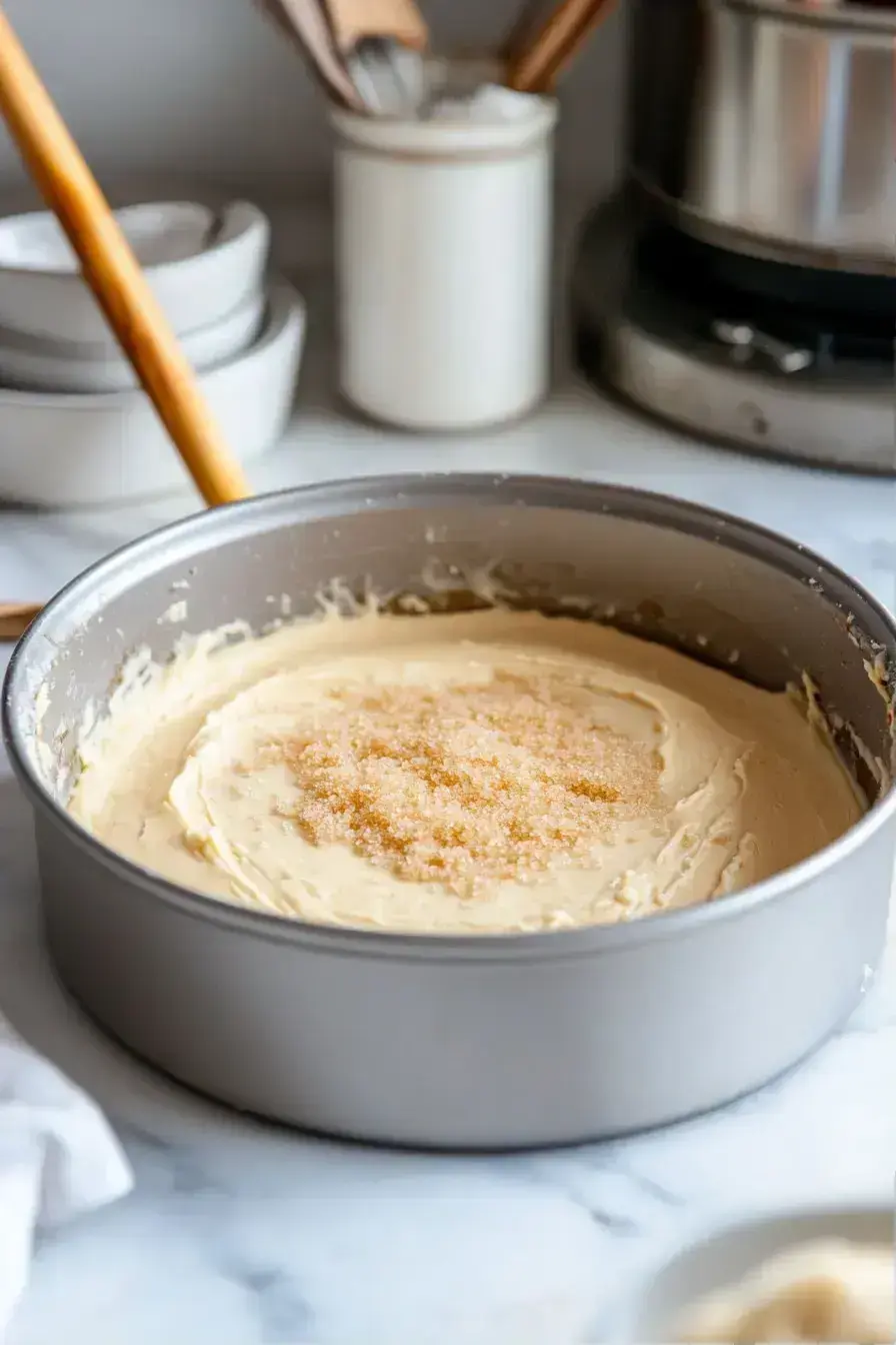 Finished Spice Cake with caramelized brown sugar topping