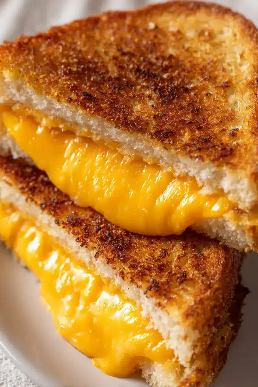 serving Air Fryer Grilled Cheese
