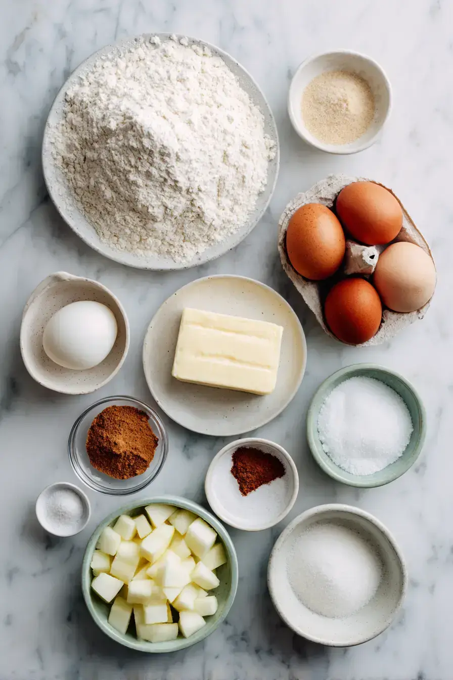 Apple Muffin ingredients