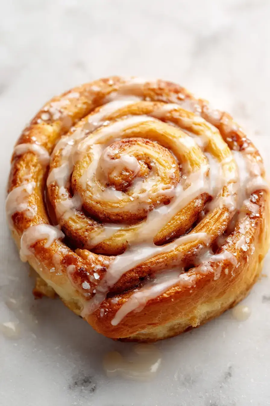 Homemade Apple Pie Cinnamon Rolls with Cream Cheese Glaze