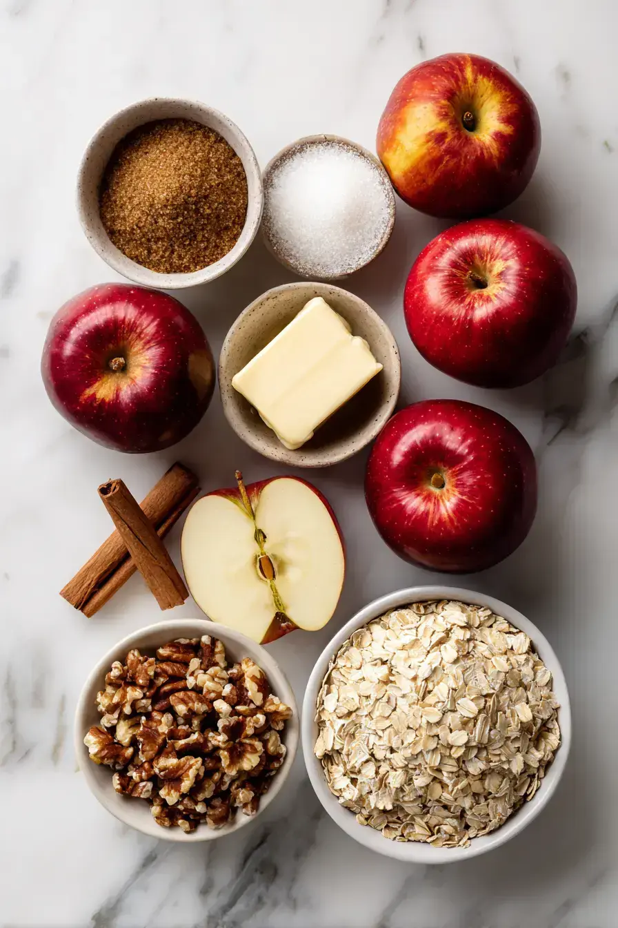 Baked apples ingredients