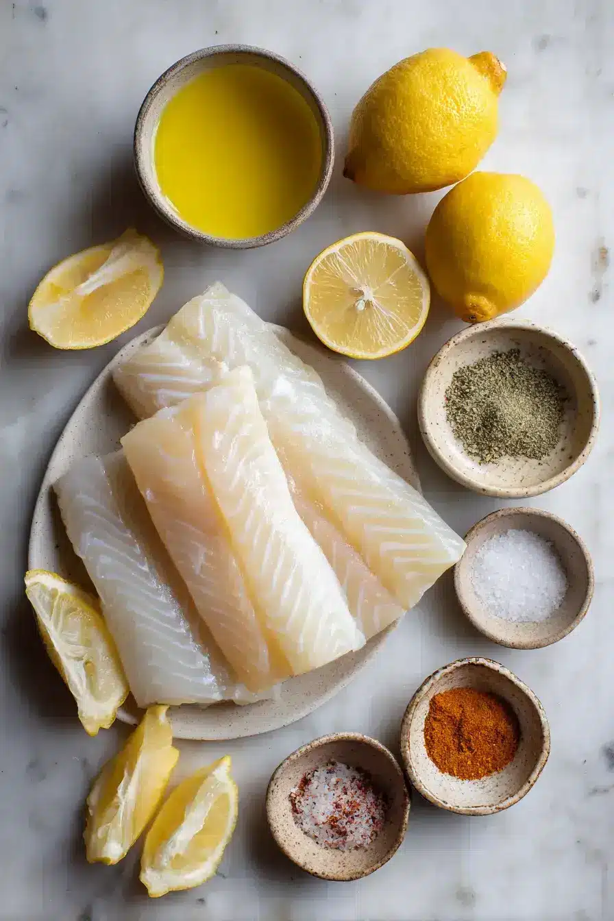 Baked Cod ingredients