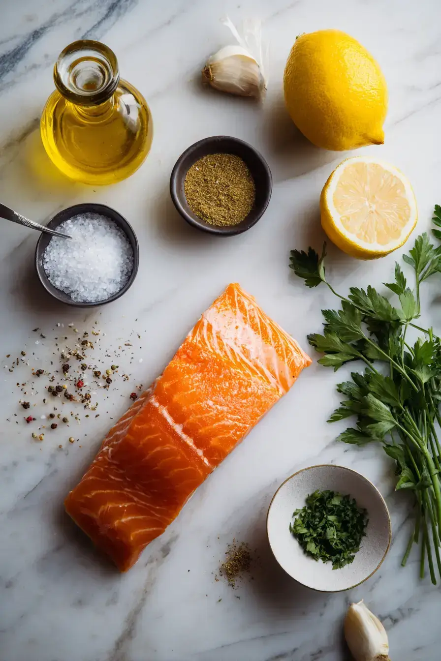 Baked Salmon ingredients