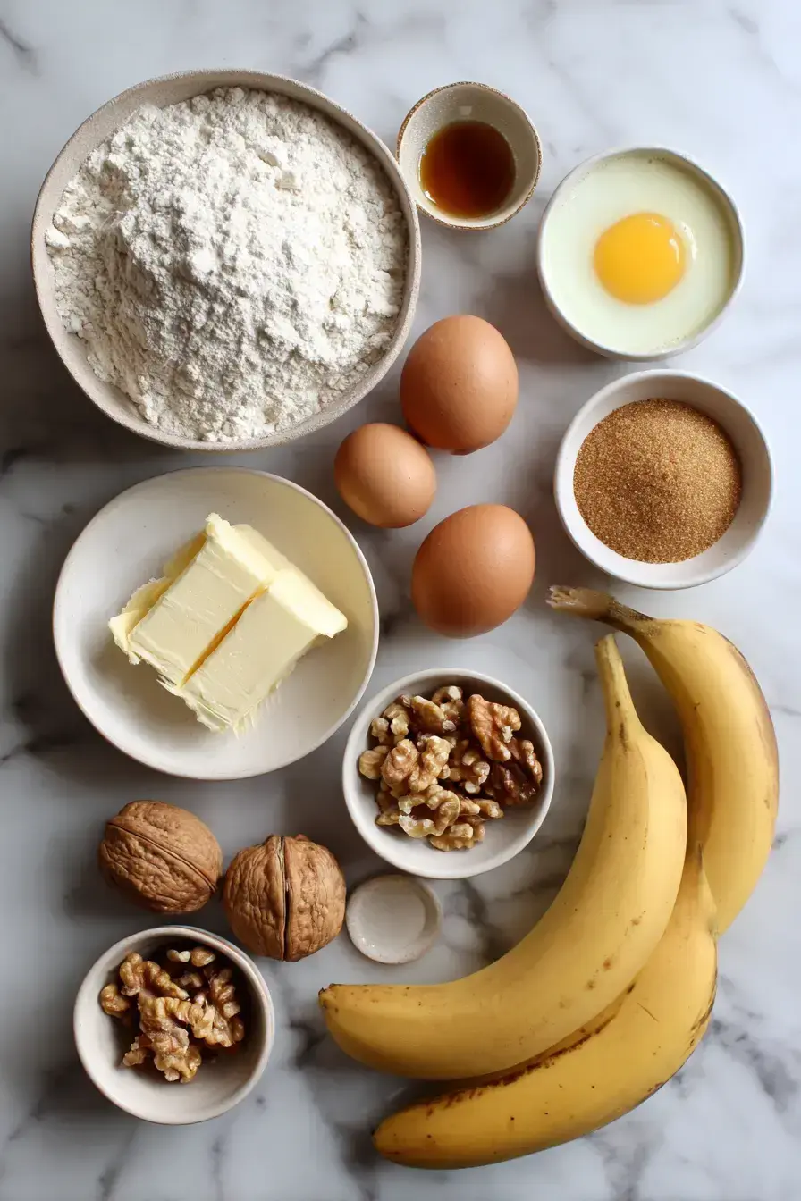 Banana Bread preparation step