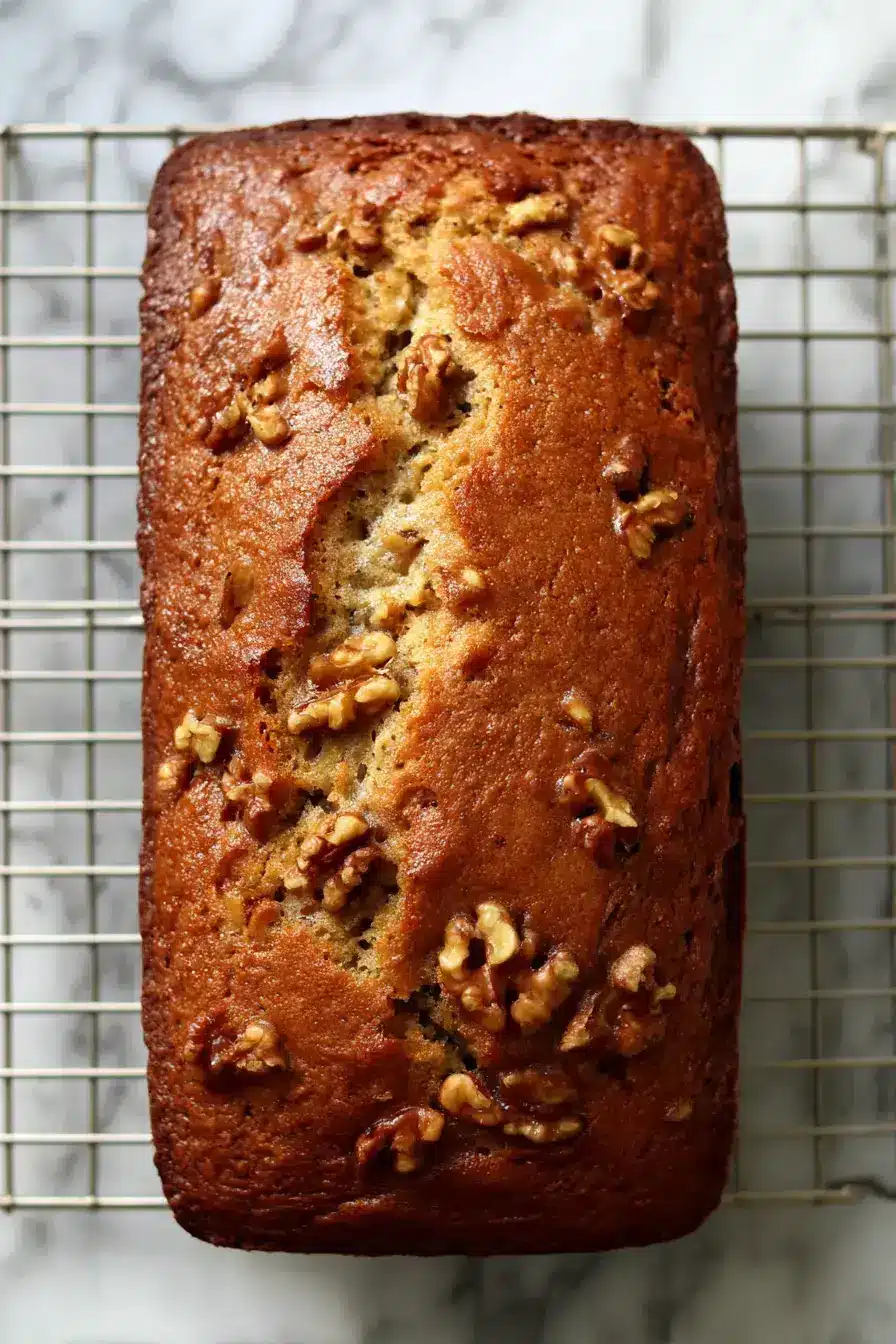 serving Banana Bread for breakfast
