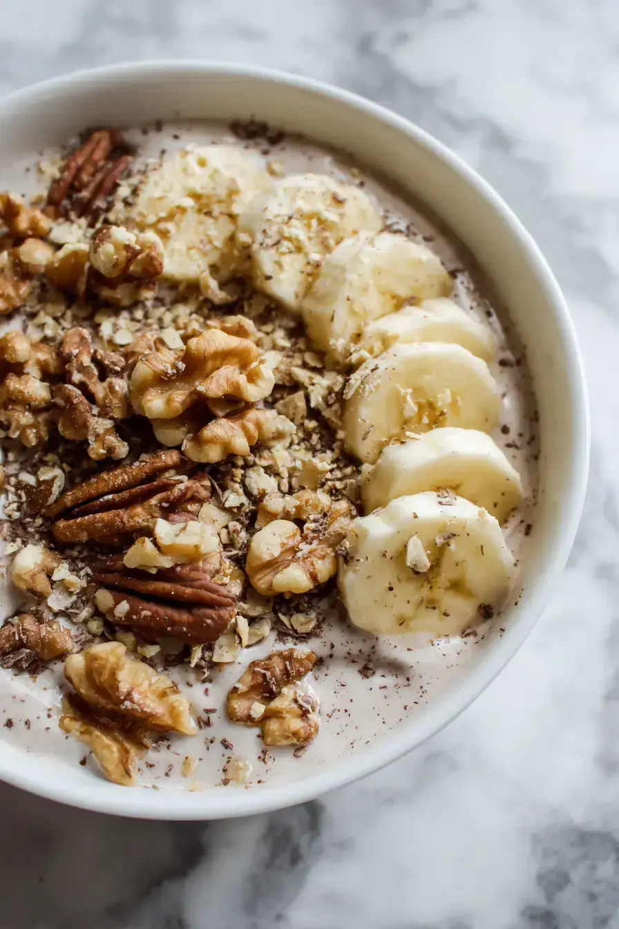 How to serve Banana Chocolate Yogurt Bowl