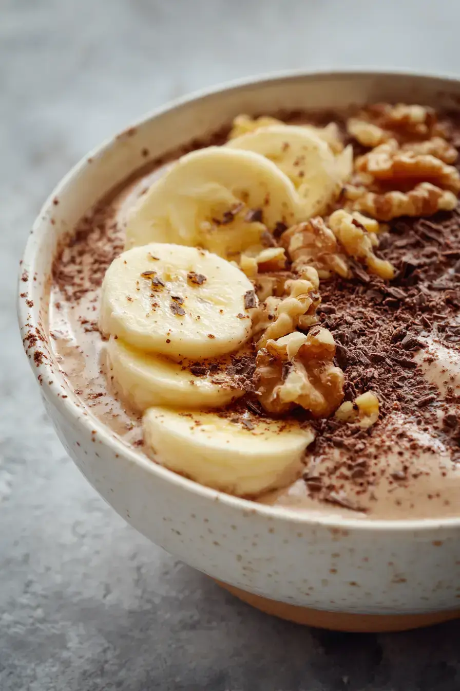Chocolate Banana Yogurt Bowl Recipe