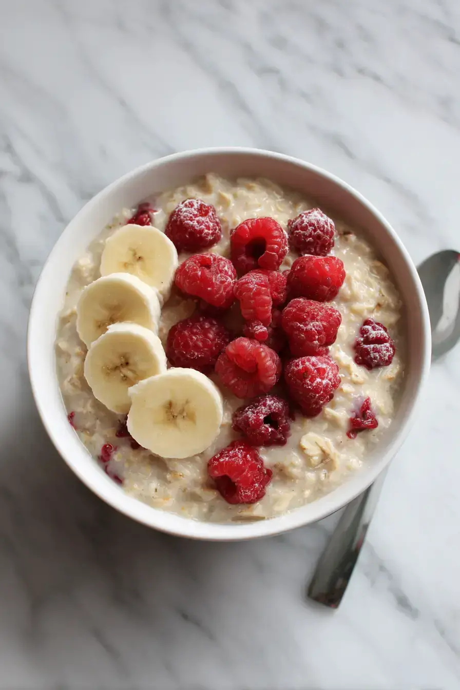 Banana Raspberry Oatmeal