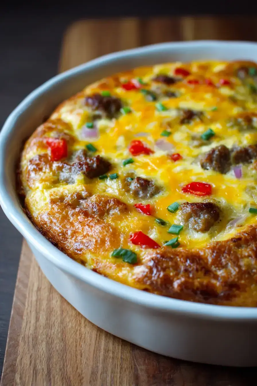 Breakfast Casserole serving step