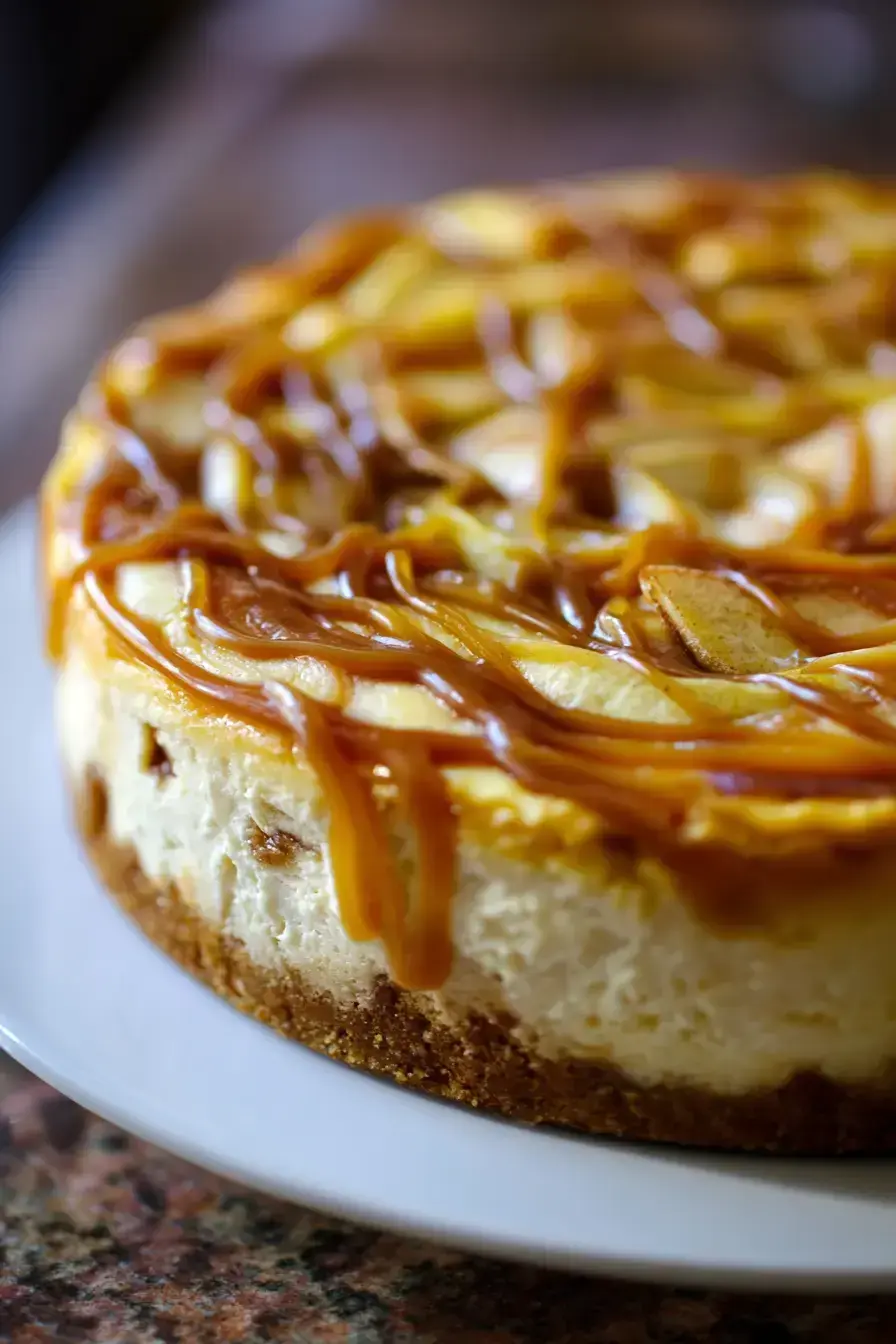 Caramel Apple Cheesecake