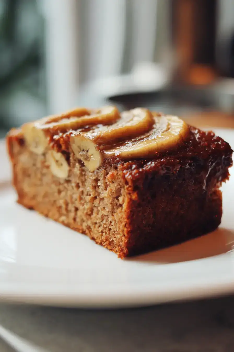 Caramelized Banana Cake