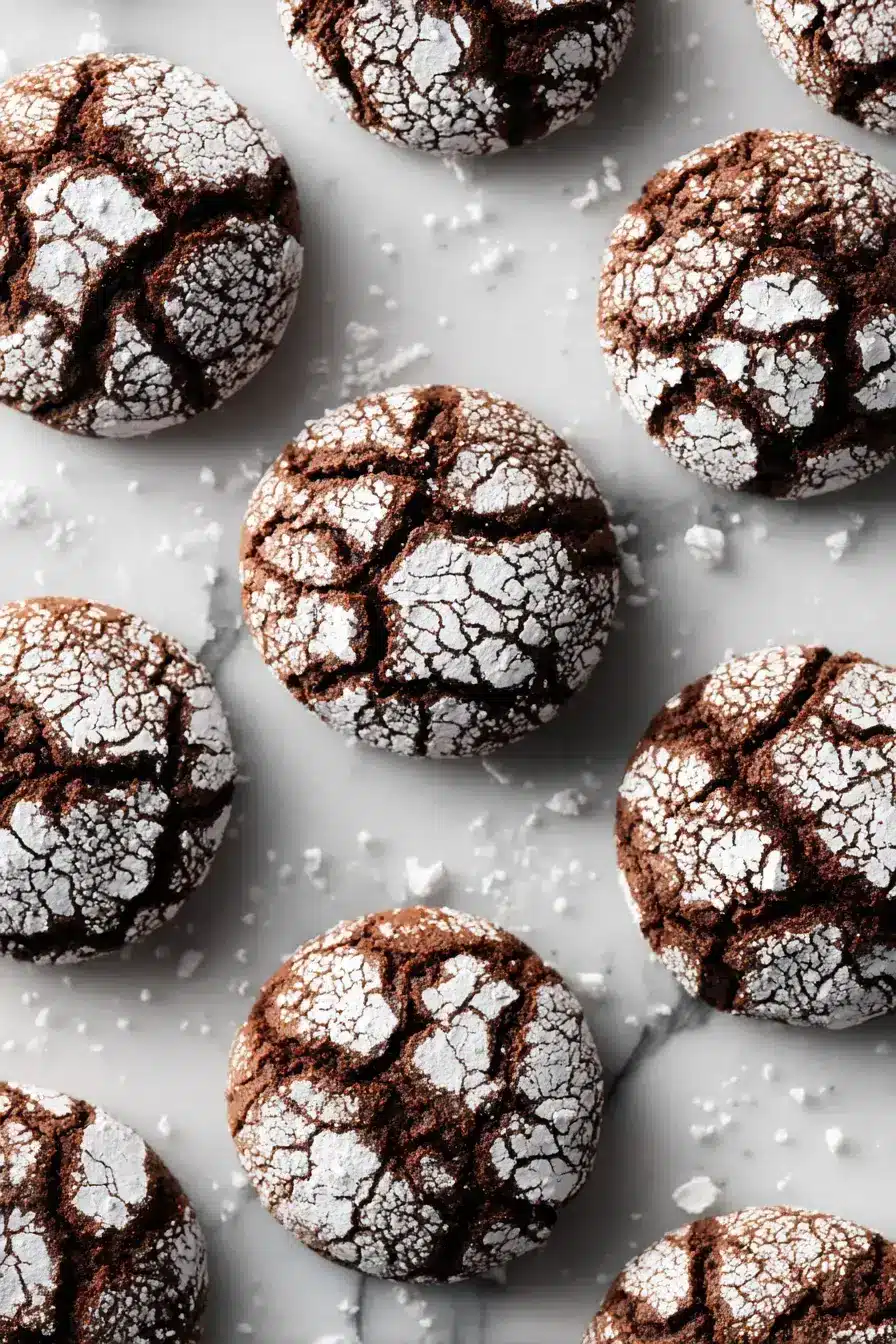 Classic Chocolate Crinkle Cookies Recipe