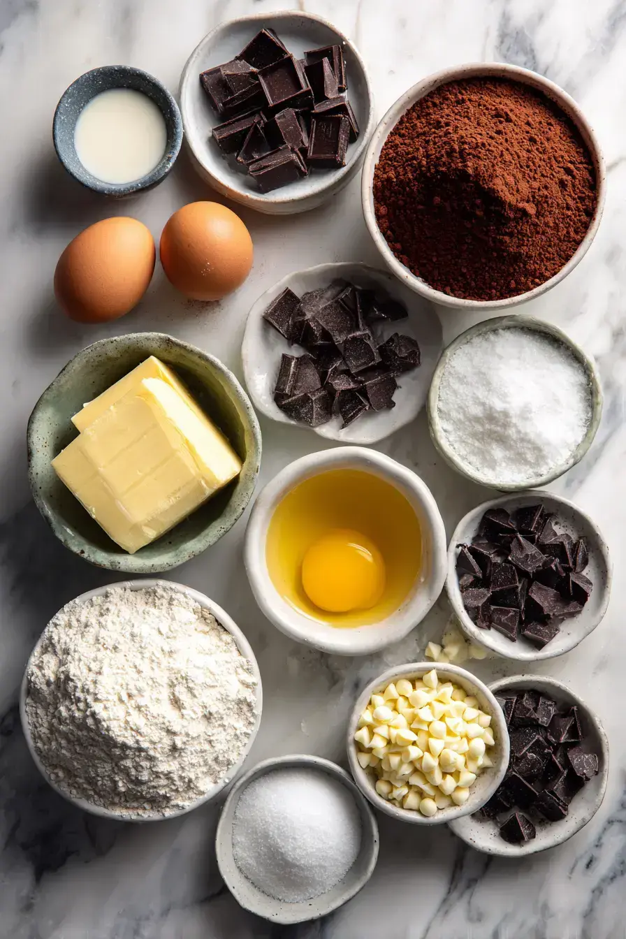 Chocolate Sheep Cookies ingredients