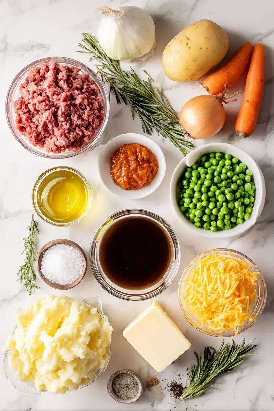 Cottage Pie Recipe ingredients