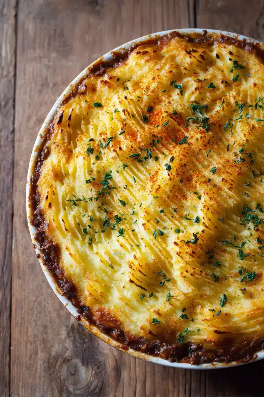 Cottage Pie Recipe serving step