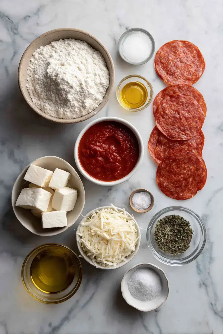 Detroit Style Pizza ingredients