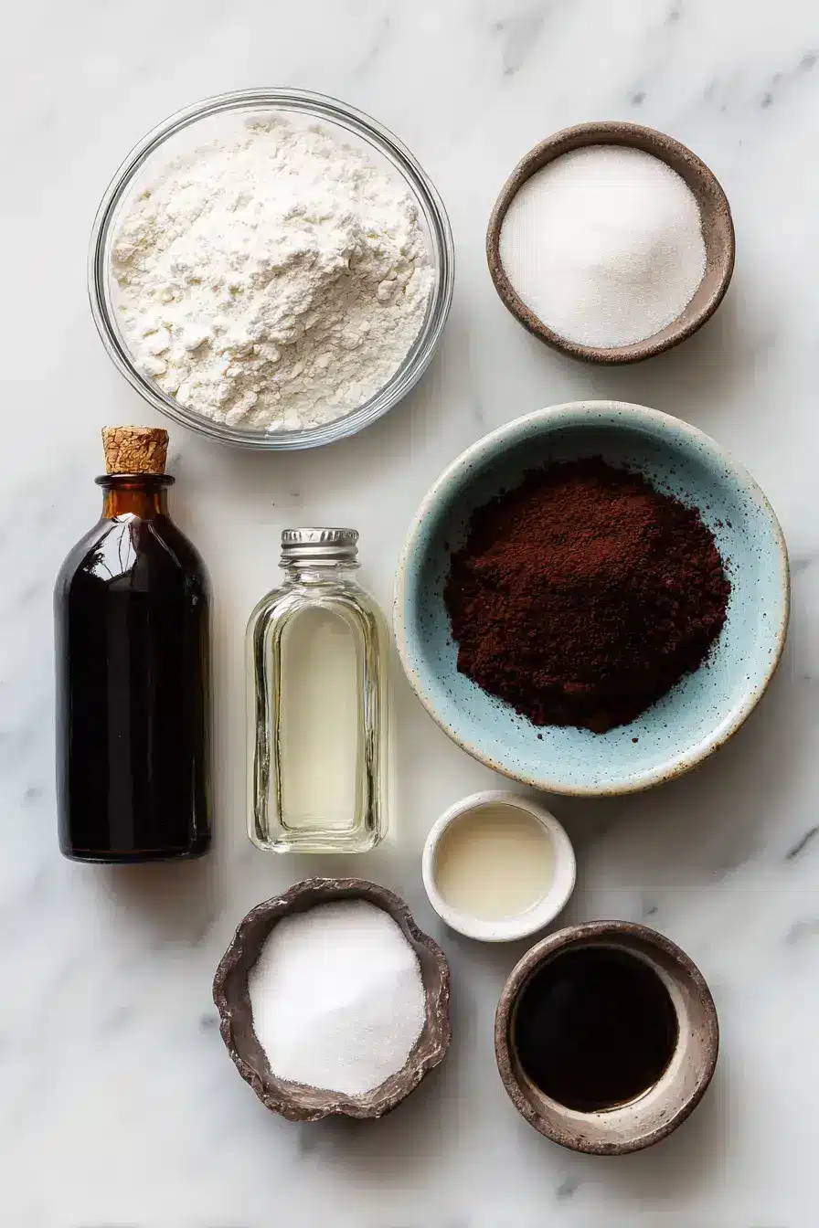 Emergency Chocolate Cake Recipe ingredients