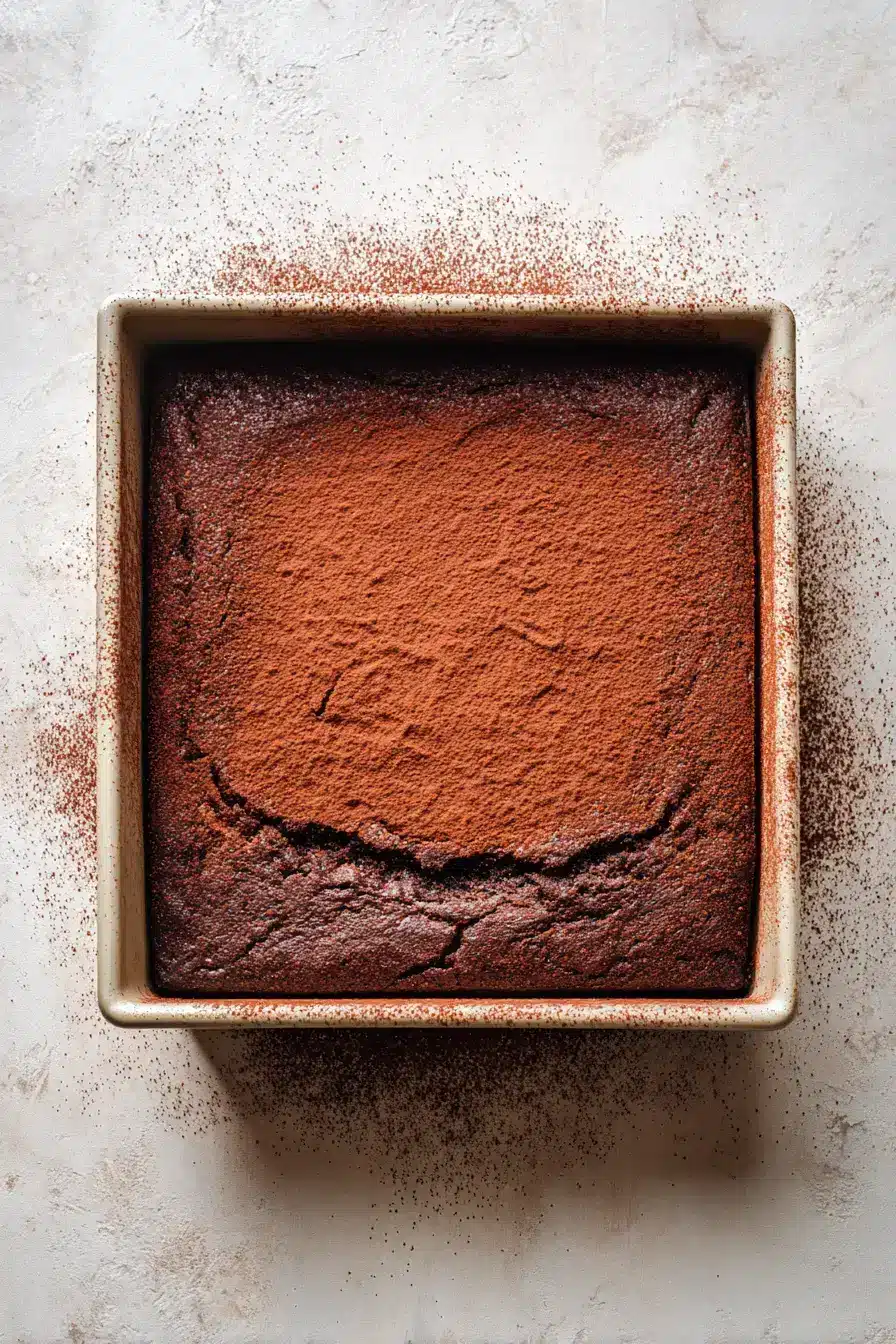 serving Emergency Chocolate Cake Recipe