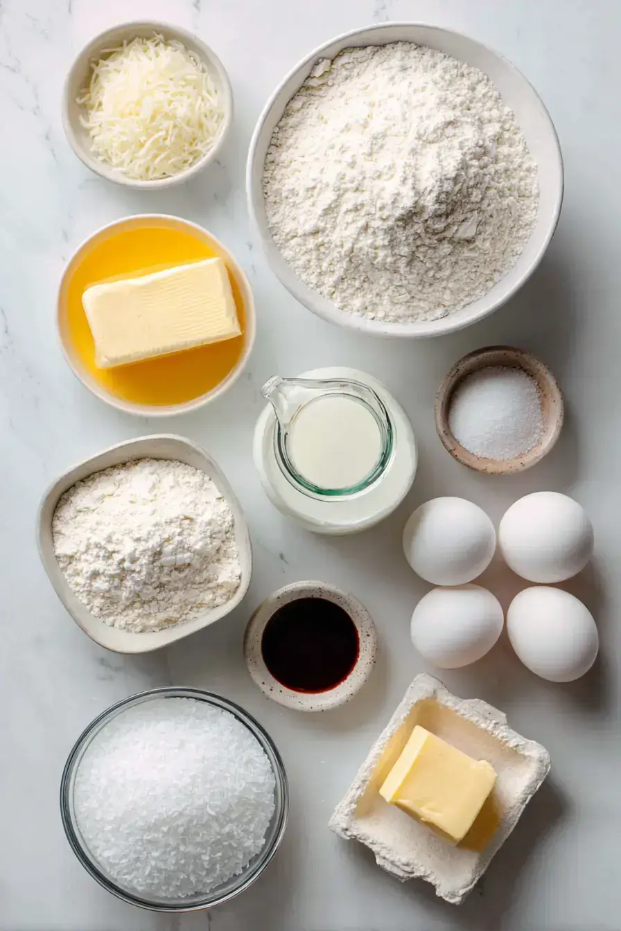Fluffy Coconut Cream Cupcakes preparation step