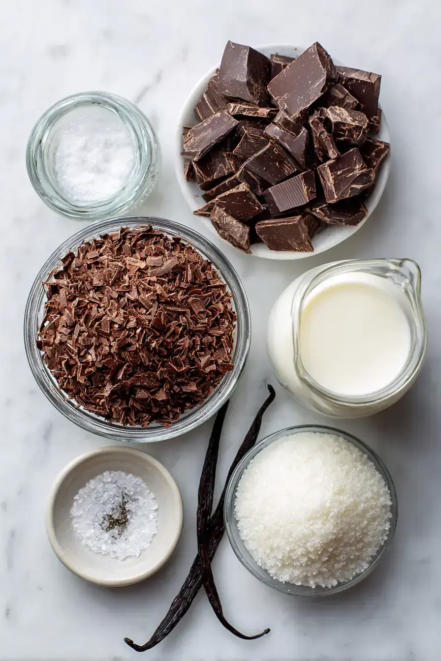 French Hot Chocolate ingredients