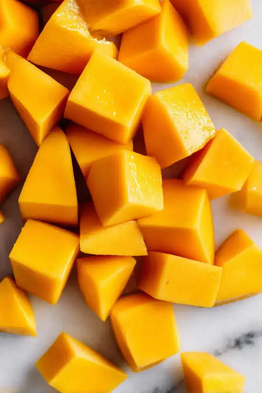 Easy Mango Sago Recipe with fresh mango cubes and creamy coconut milk