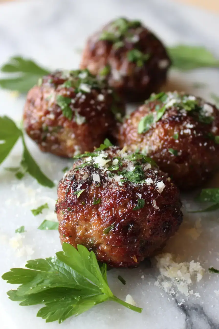 Meatball Recipe serving suggestion