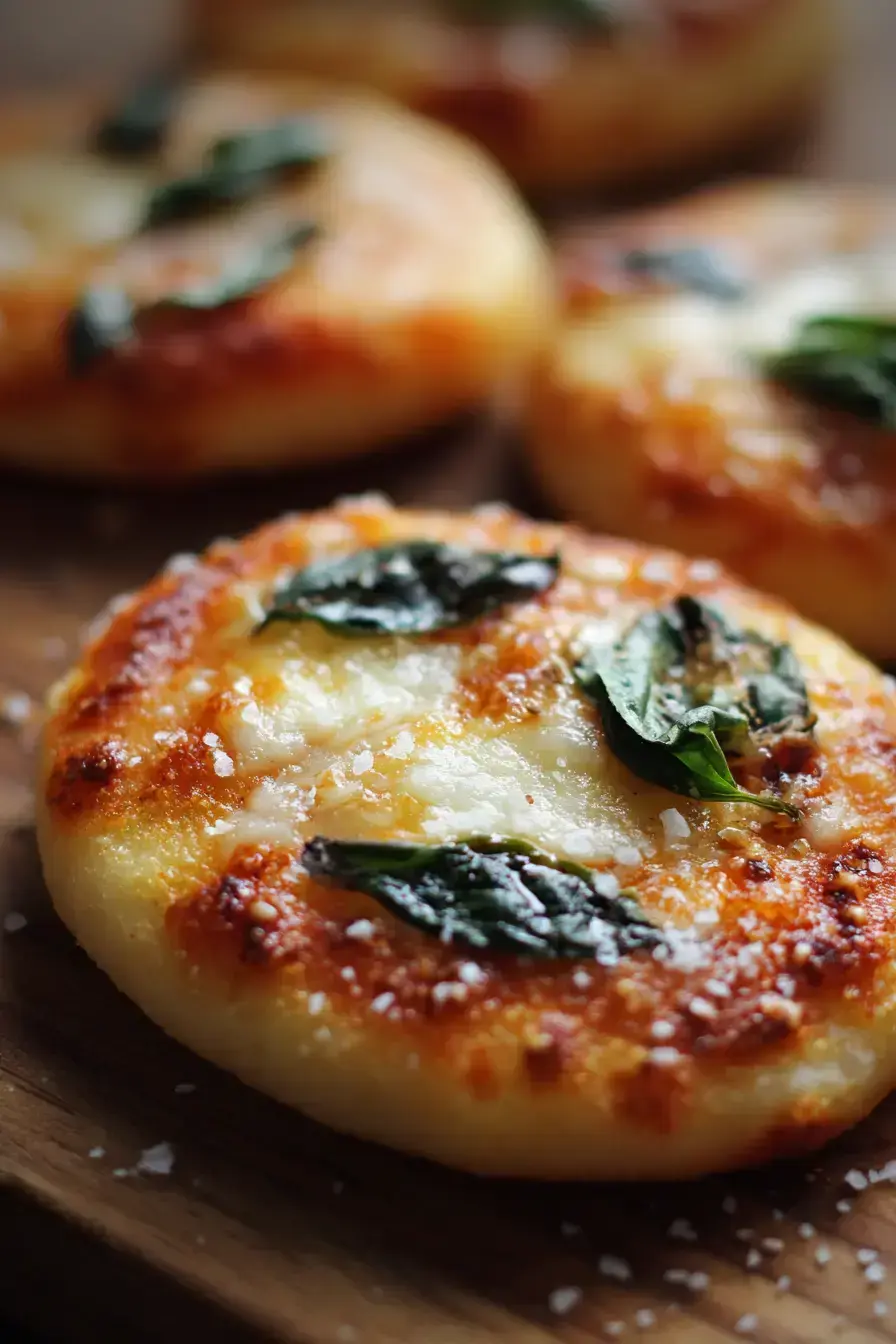 how to serve Mini Margherita Pizzettas