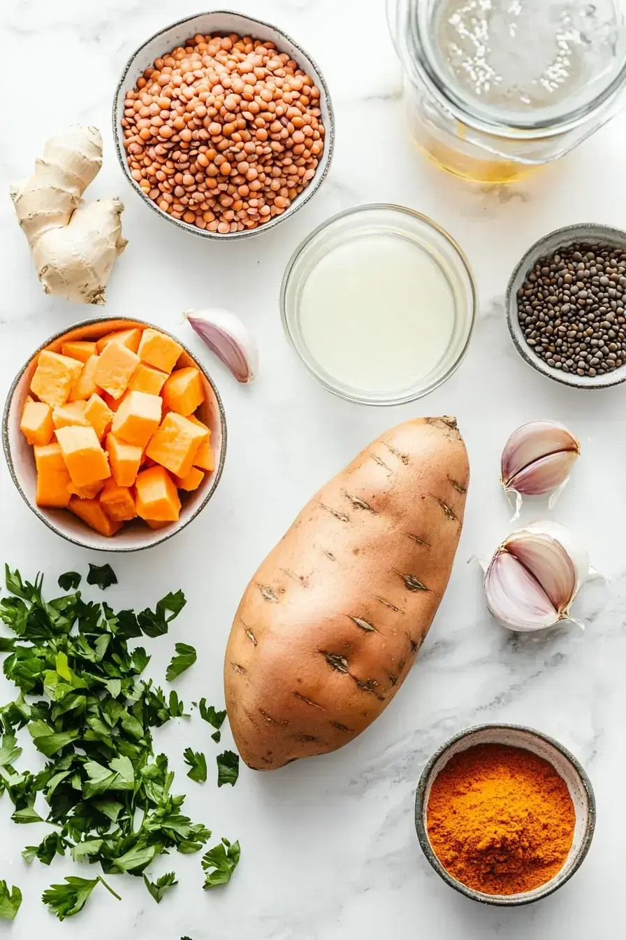 Ingredients for making Neapolitan Pizza Dough laid out on a rustic table