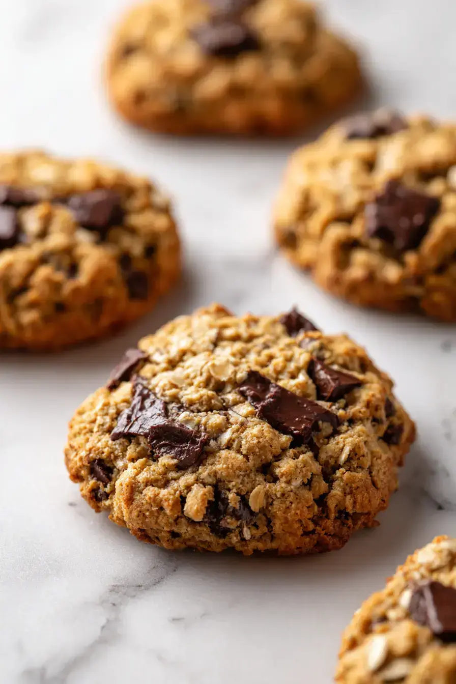 Soft and Chewy Oatmeal Chocolate Chip Cookies